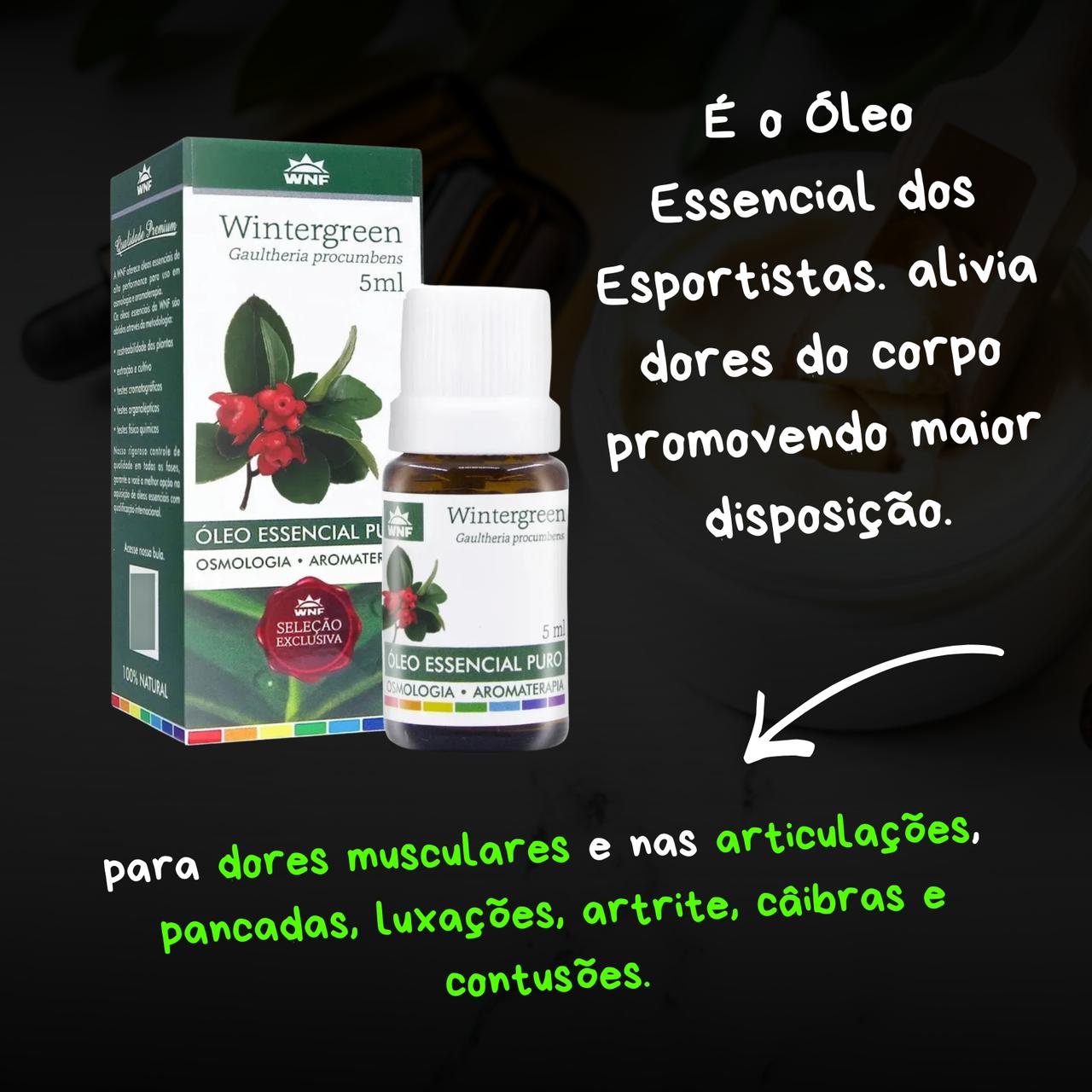WinterGreen, o Óleo Essencial para dores musculares que os atletas usam: